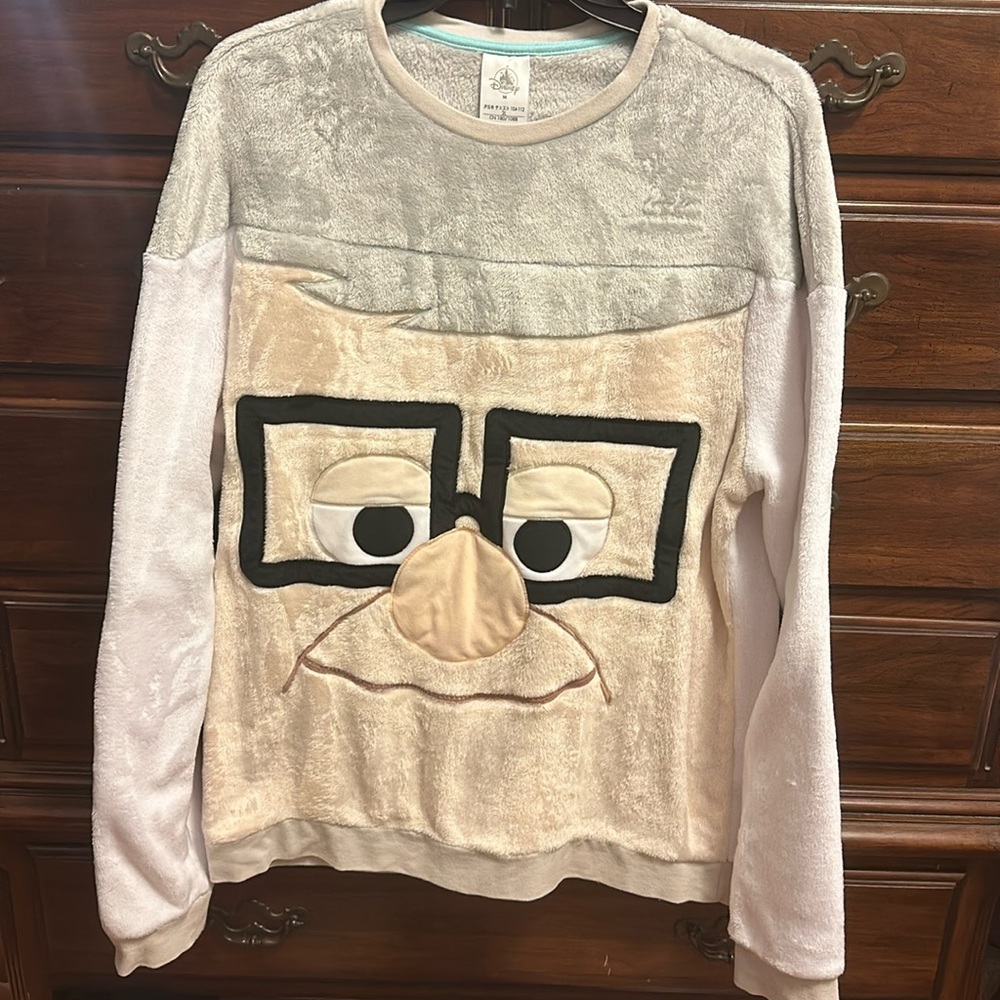 Disney Carl Up super soft pullover sweatshirt.